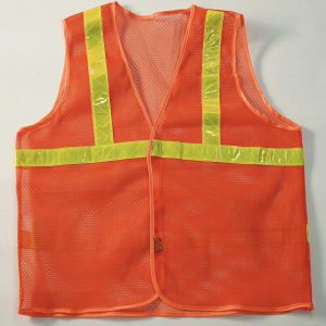 Áo Lưới Phản Quang Màu Cam