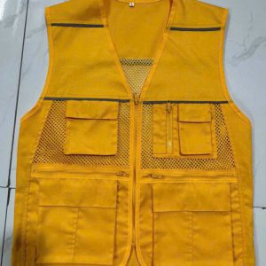 Áo Gile Phản Quang Hàn Quốc Màu Vàng